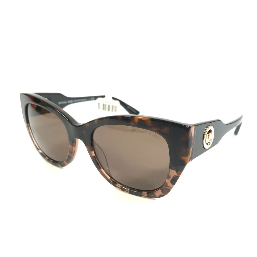Michael Kors Sunglasses MK2119 Palermo 392273 Black Tortoise with Brown Lenses